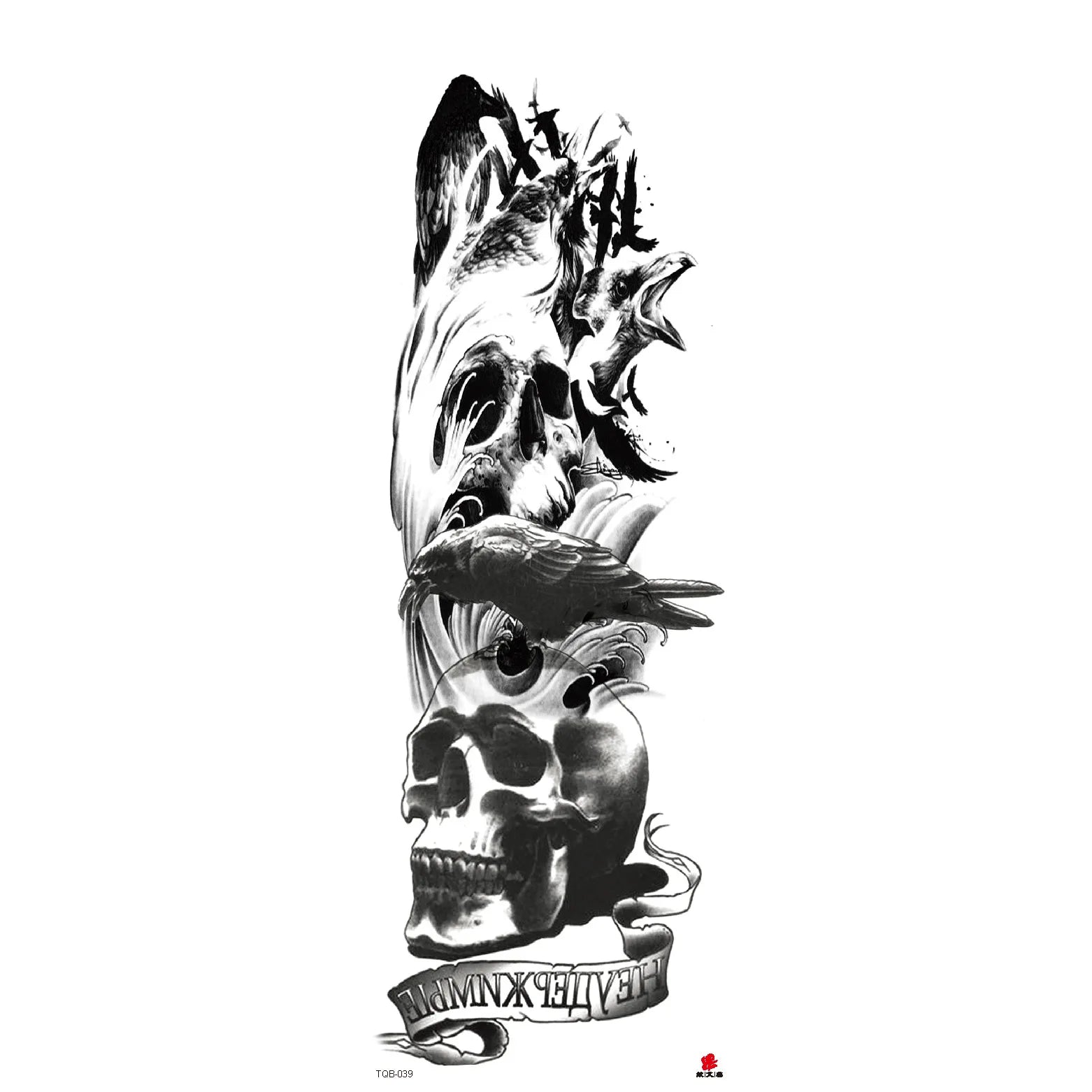 Wholesale& Custom Full Arm Temporary Sleeve Tattoos