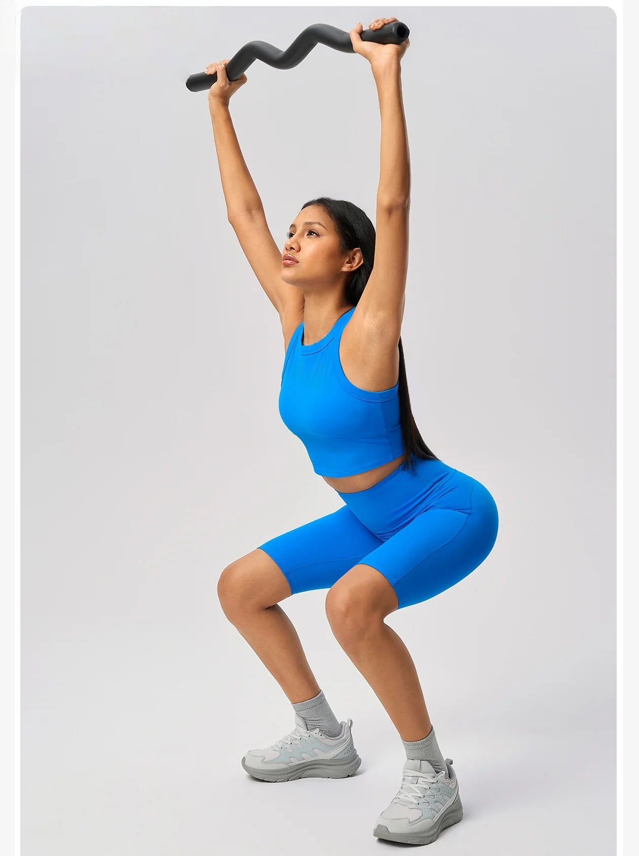 5 Inch Yoga Shorts High Waist Tummy Control Butt  Biker Shorts With Side Pockets
