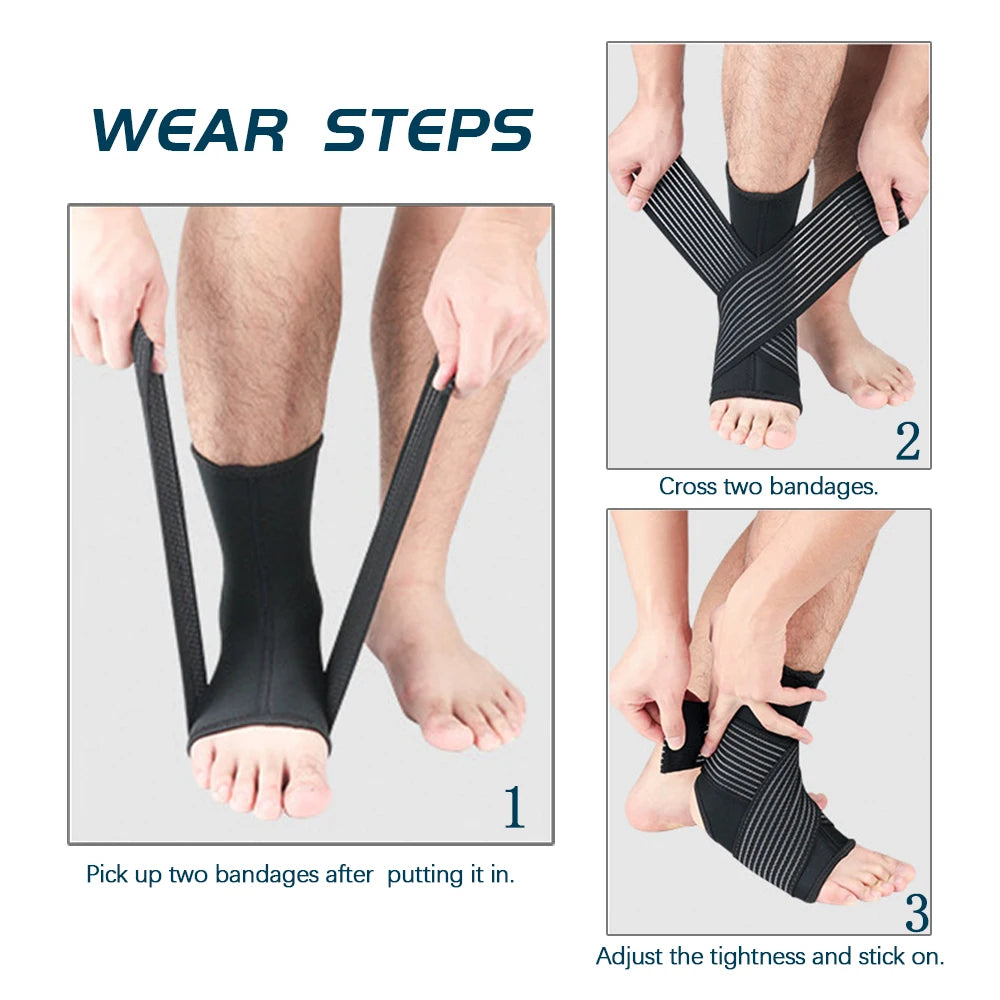 1Pcs Sport Ankle Brace Arch Support Plantar