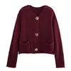 Autumn and Winter Knitted Sweater Jacket
