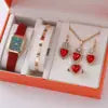 Women Jewelry Set Exclusive Expensive Gift for Wedding