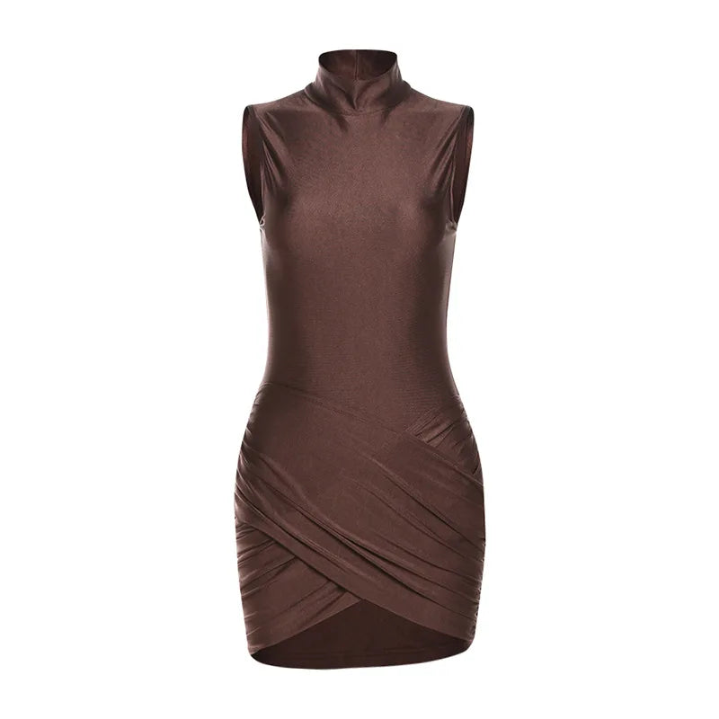 European American Style Elegant Bodycon Dress