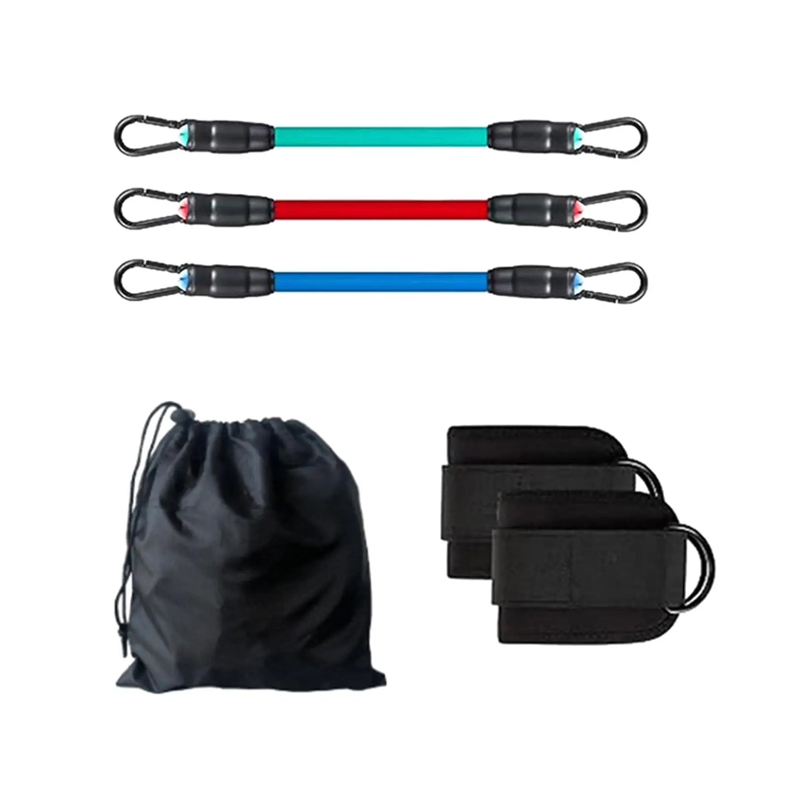 High Quality Latex Ankle Resistance Bands Set with Cuffs