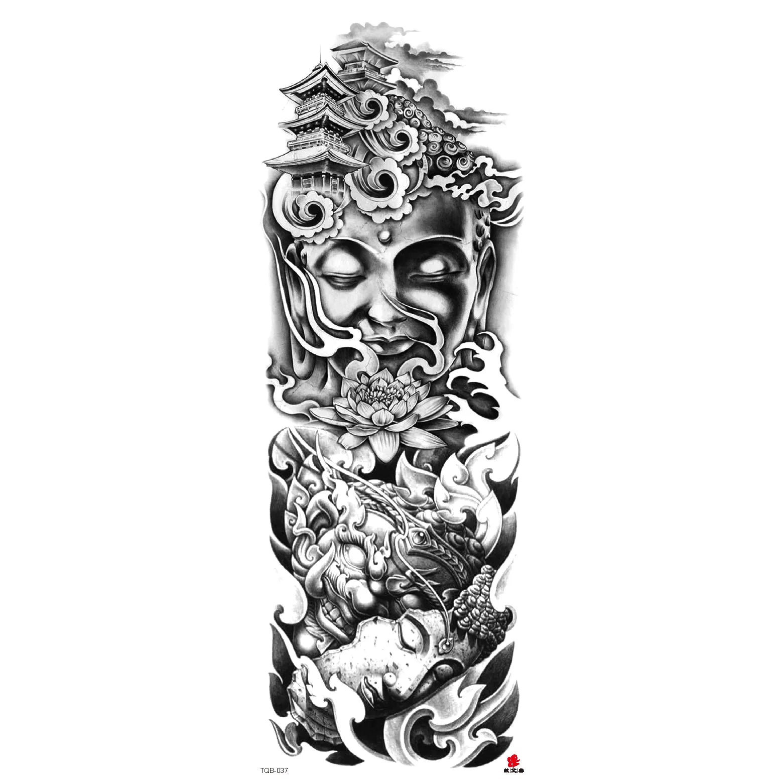 Wholesale& Custom Full Arm Temporary Sleeve Tattoos