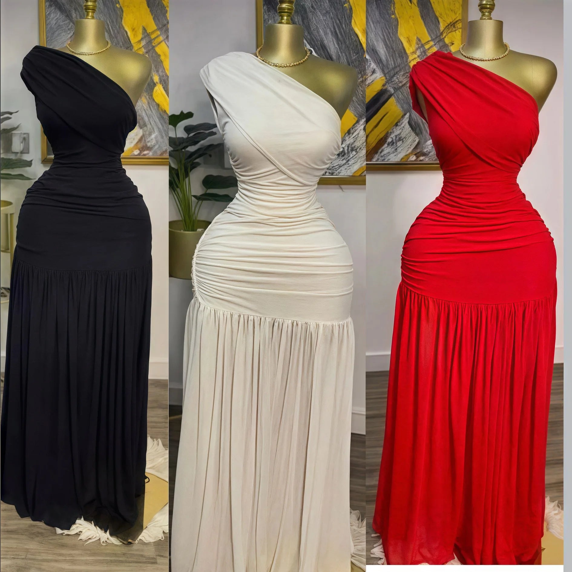 Ladies Casual Gatherings Party Midi Dress