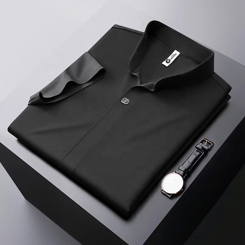 High Elastic V-neck Shirt Men's