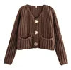 Autumn and Winter Knitted Sweater Jacket