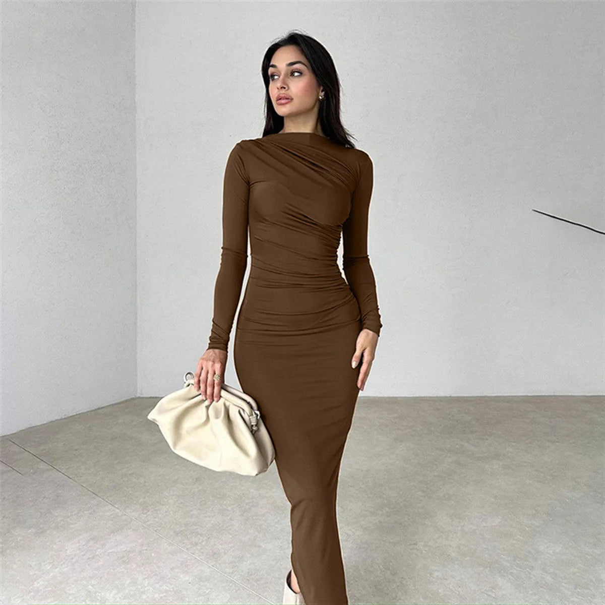 Spring and Autumn New European and American Women Dress