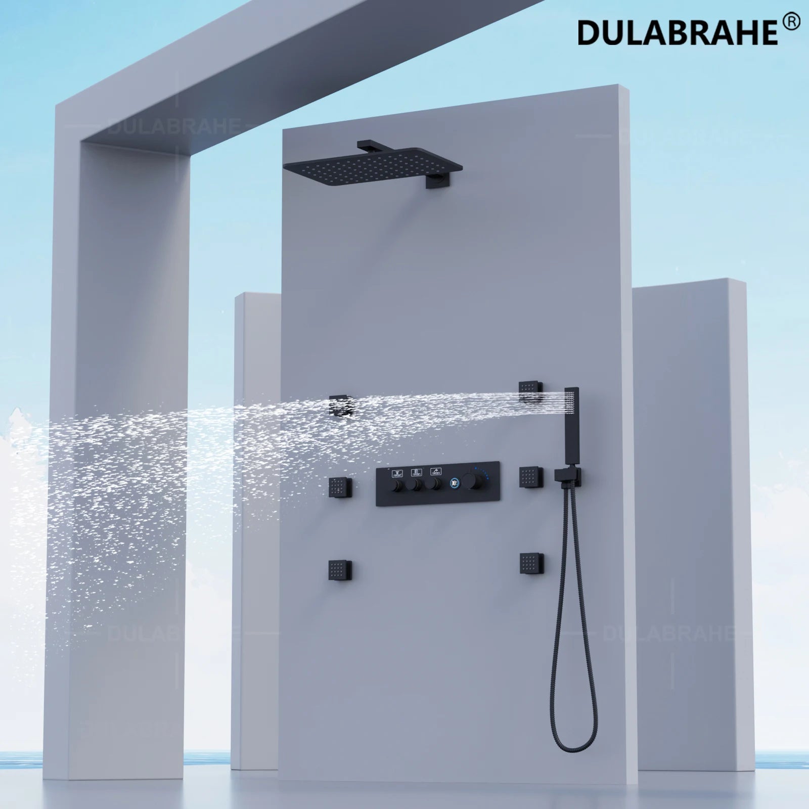 Bathroom Wall Mounted Shower System