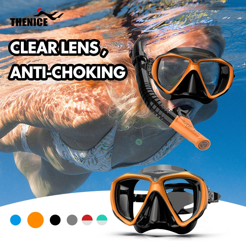 Full Face Anti-Fog & Leak-Proof Diving Mask