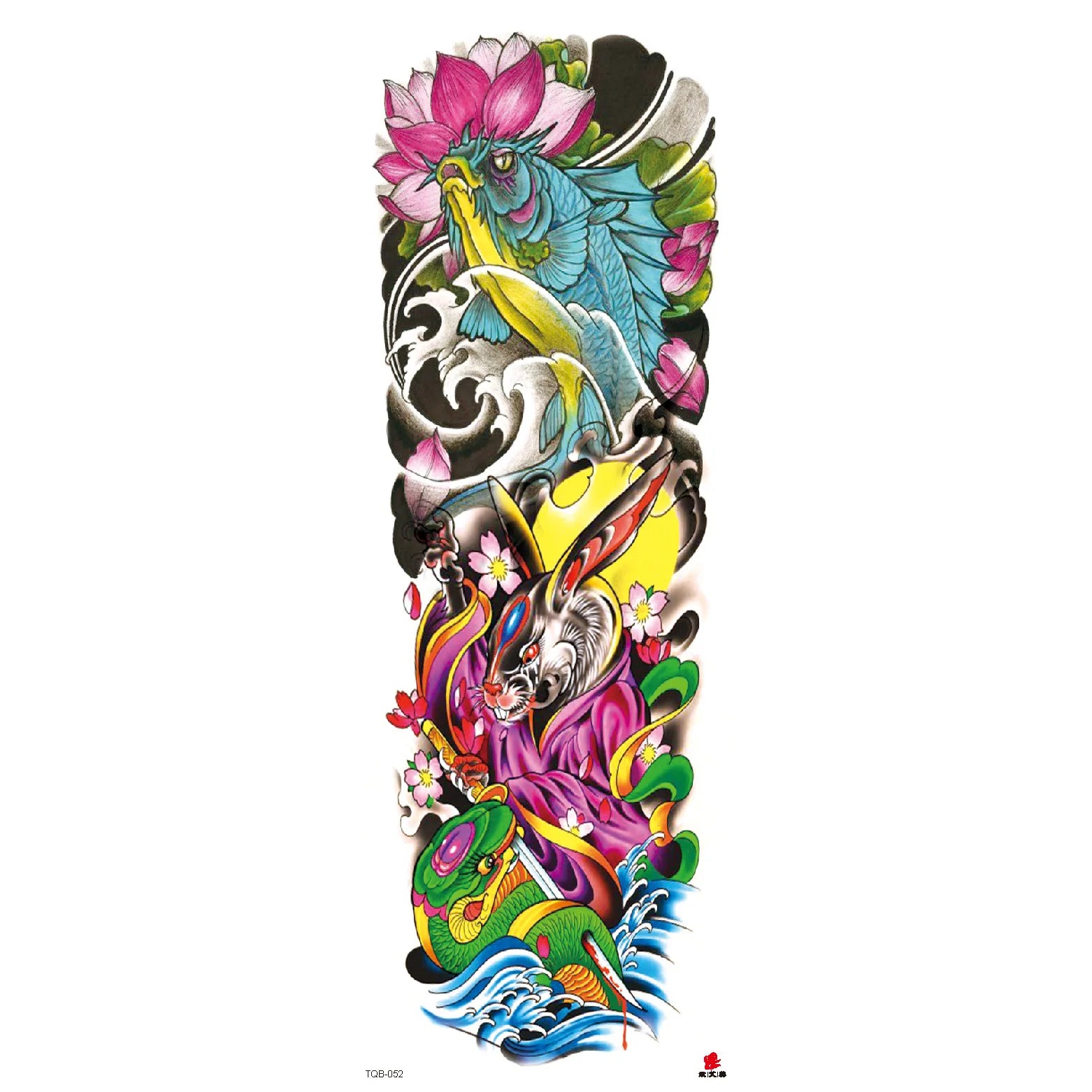 Wholesale& Custom Full Arm Temporary Sleeve Tattoos