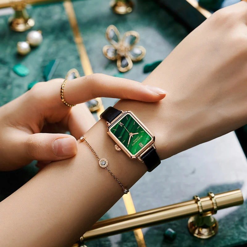 Advanced Retro Small square Plate Waterproof Watch