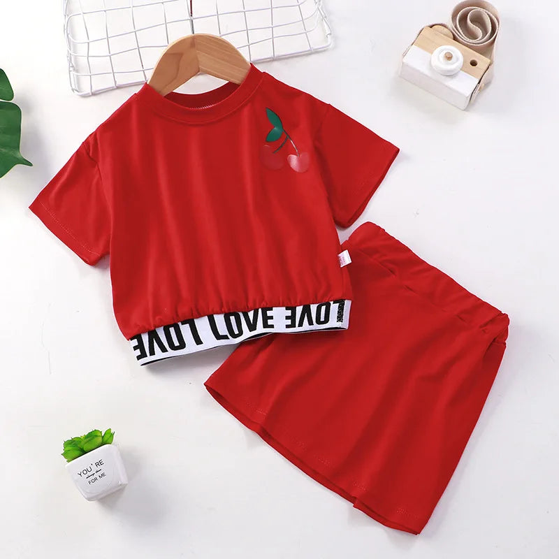 2 Pcs Suit Children Clothes Outfit