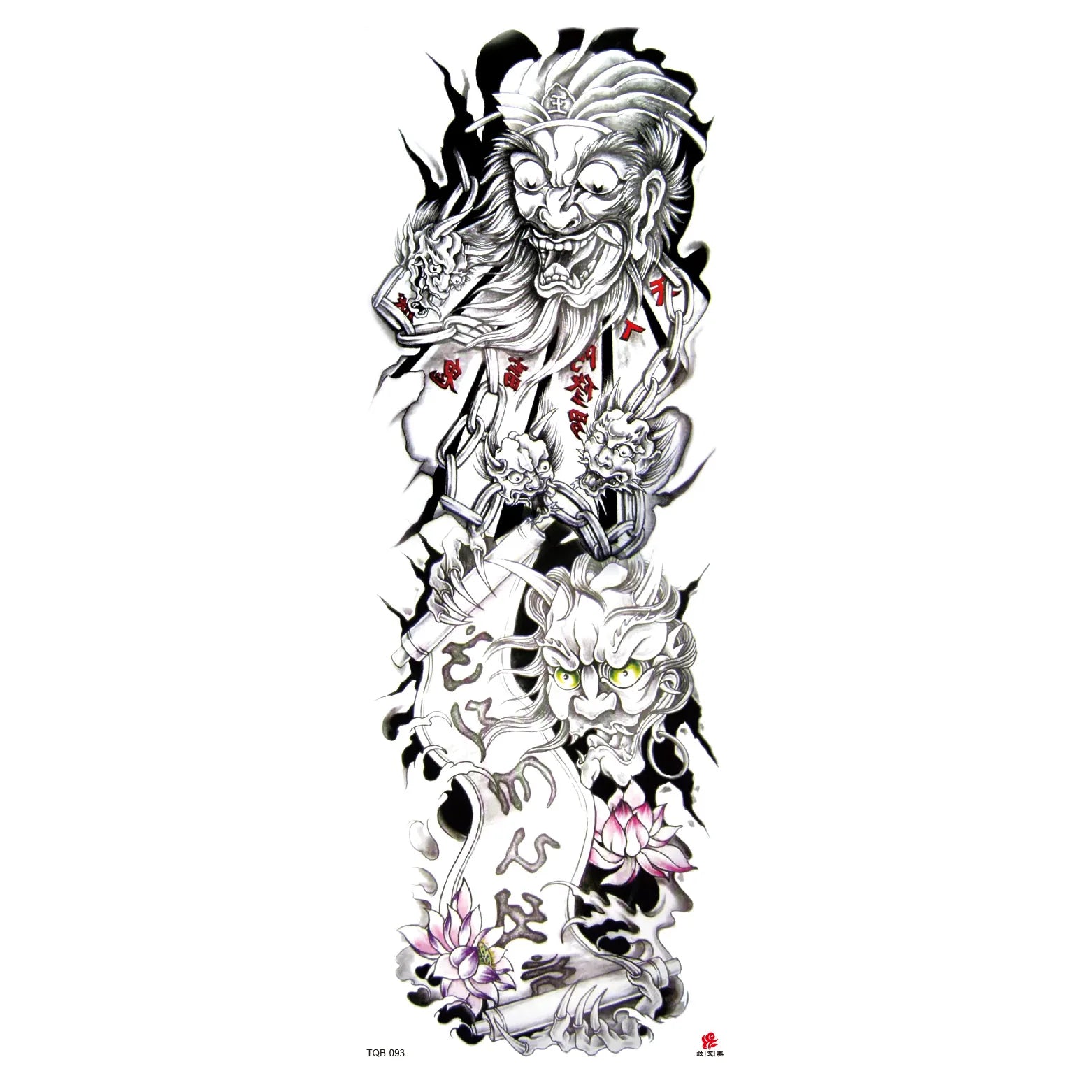 Wholesale& Custom Full Arm Temporary Sleeve Tattoos
