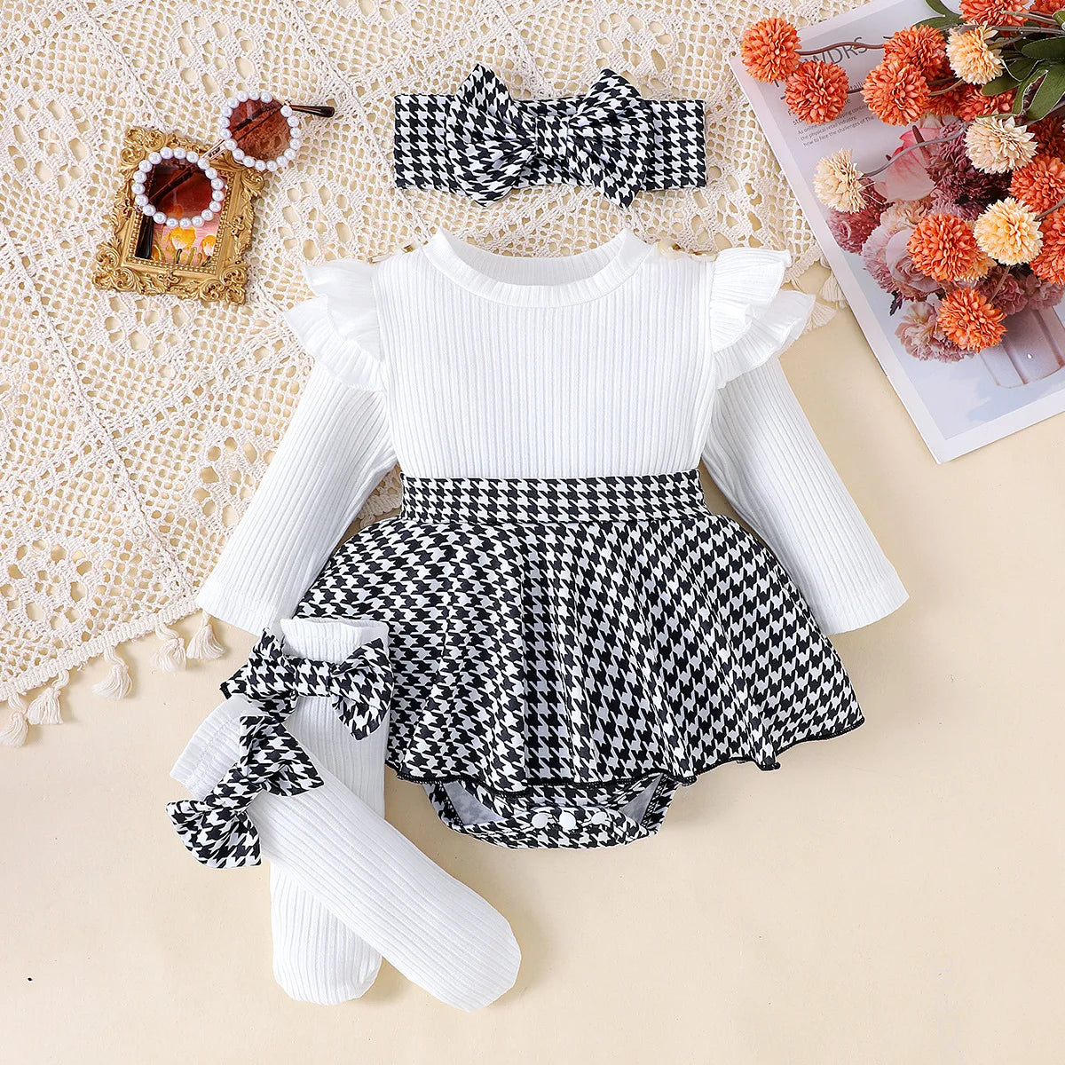 Three-Piece Set for Girls Children
