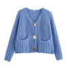 Autumn and Winter Knitted Sweater Jacket