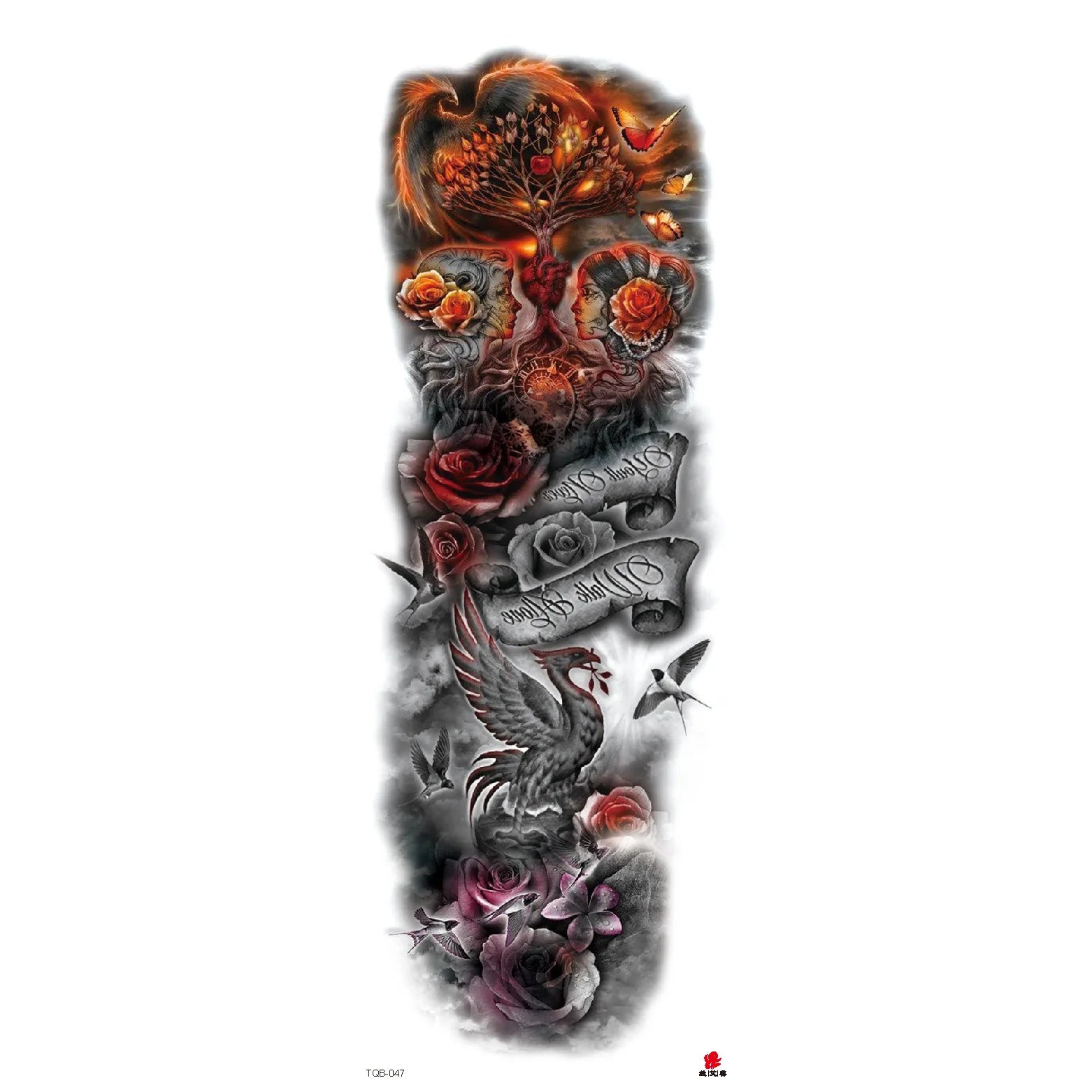 Wholesale& Custom Full Arm Temporary Sleeve Tattoos