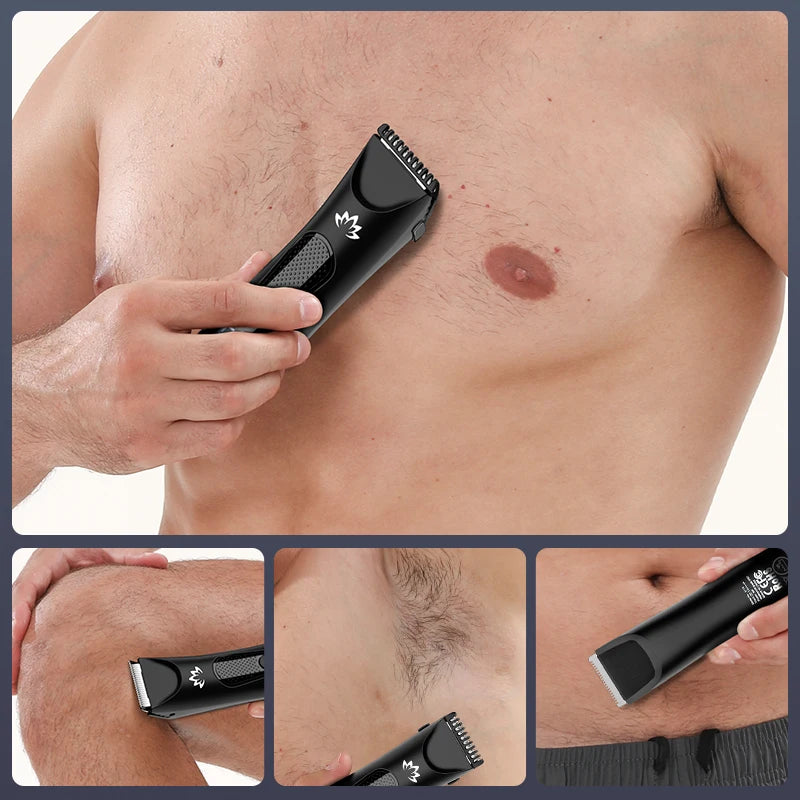 Men's Rechargeable Waterproof Cordless Trimmer