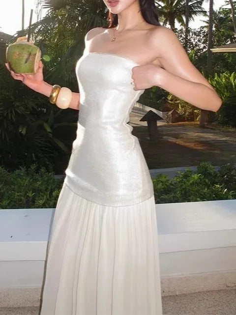 Heavy industry sequintube topdress female in summer season