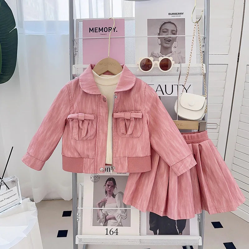 Girls spring and autumn new style set