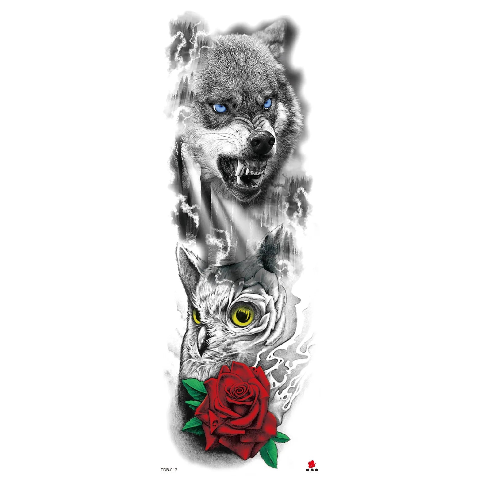 Wholesale& Custom Full Arm Temporary Sleeve Tattoos