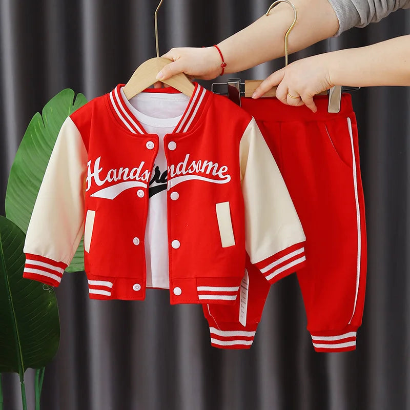 Handsome Print 3-Piece Clothing for Boys