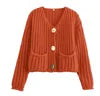 Autumn and Winter Knitted Sweater Jacket
