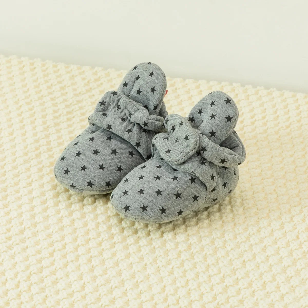 Winter Warm Baby Boys Girls Booties Newborn Stars Fluff Toddler First Walkers Cotton Comfort Soft Anti-slip Infant Shoes Socks