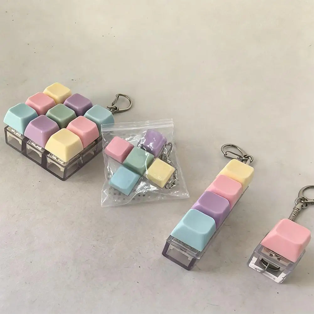 1/4/5/9 Button Keyboard Fidget Clicker(Without LED lights)