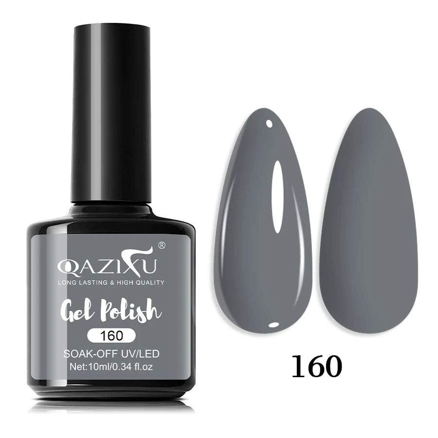 1/6Pcs Grey White Color Nail Gel Polish