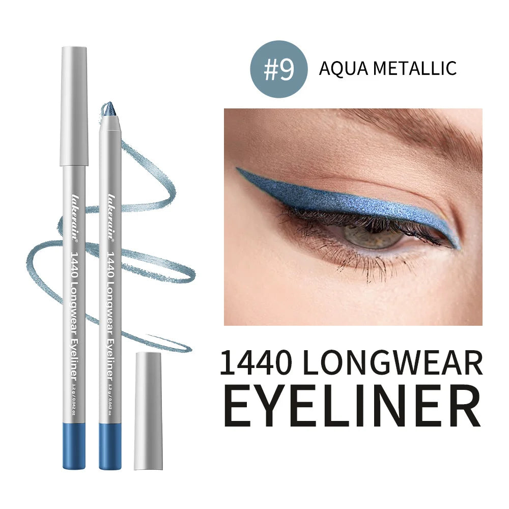 12 Colors Eyeliner Pencil Long-lasting