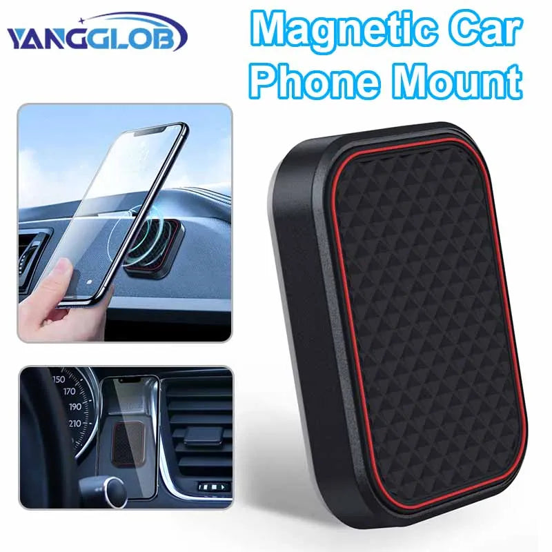 Magnetic Car Phone Mount Rectangle Flat Universal Car Phone Holder