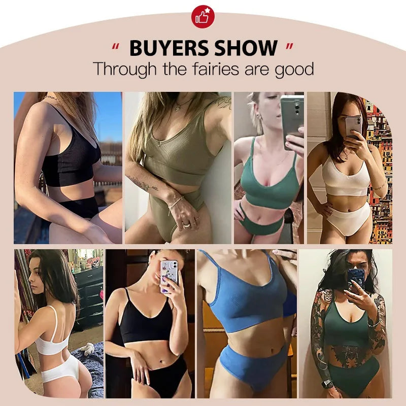 Women Underwear Set, Lingerie Panties Bra