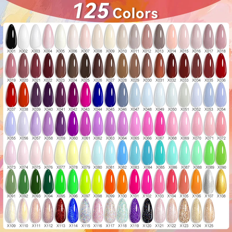 Brown Red Purple Nail Gel Polish Coffee Color Series