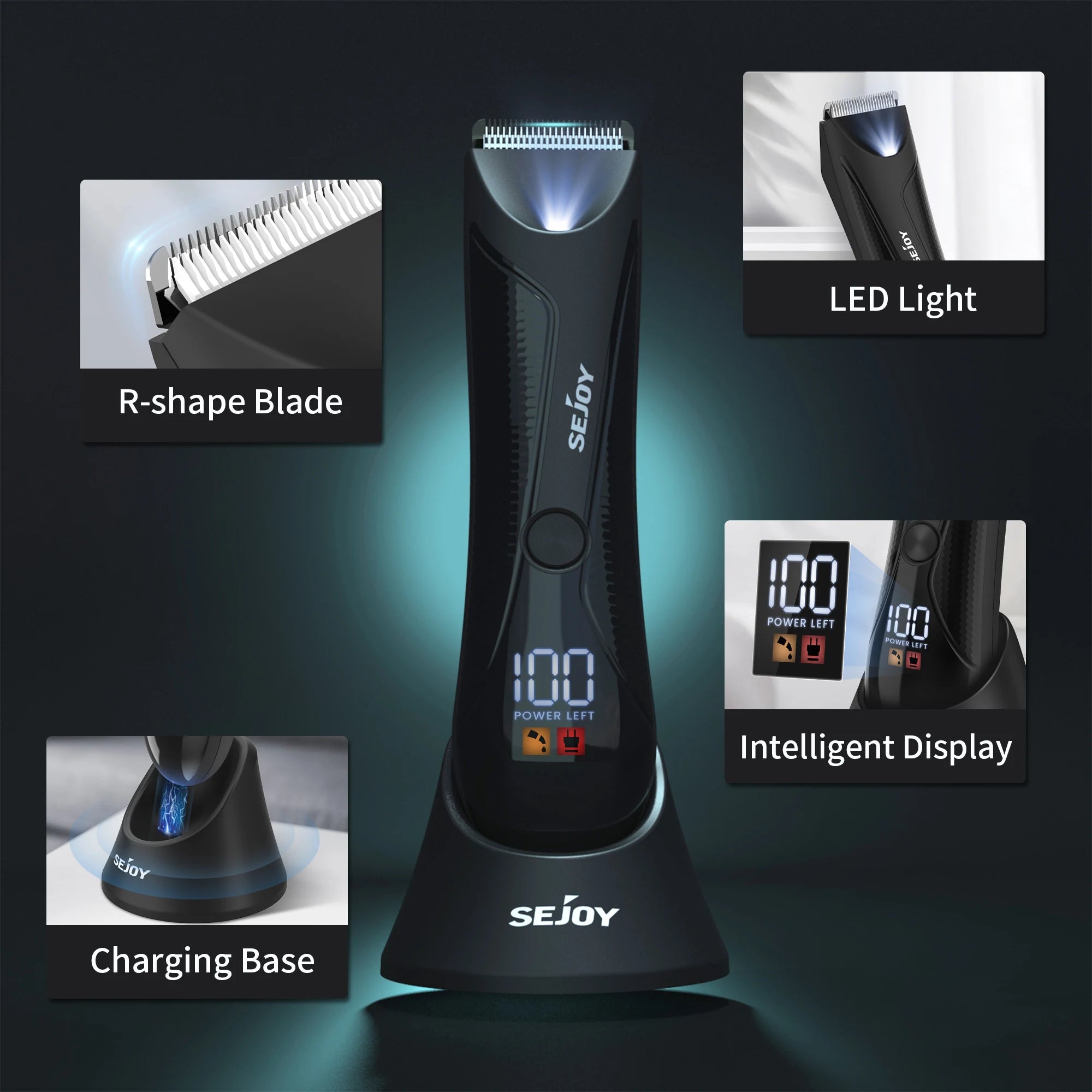 Electric Groin Body Hair Trimmer