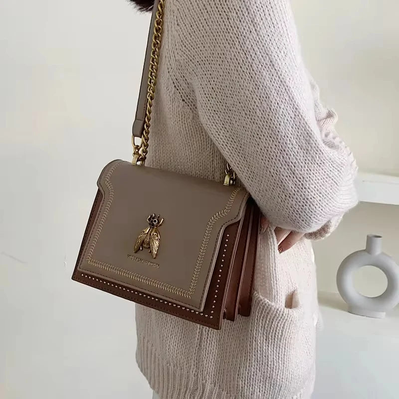 Luxury Brand Women Handbag,Female Shoulder Bag Simple High Quality Leather