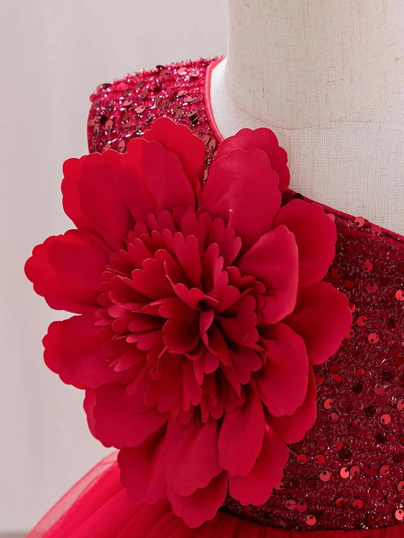 One Shoulder Dress for Girl