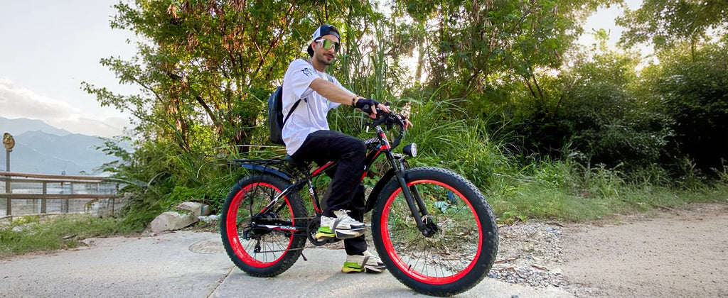 1500W Fat Tire Electric Bike for Adults 26"x4.0 All Terrain Ebike 34MPH
