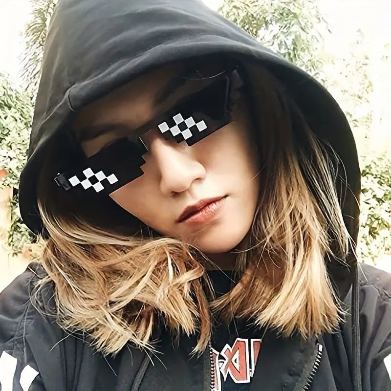 2Pcs Mosaic Sunglasses