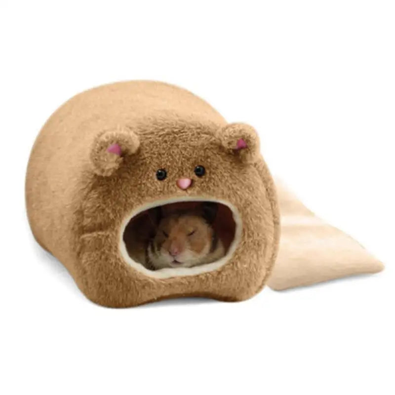 Hamster Soft Warm Bed Rat Hammock Pig Squirrel Winter Pet Toy Hamster Cage