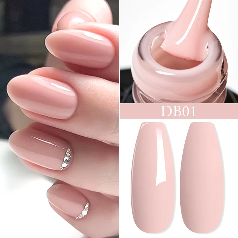 Gold Sliver Reflective Nail Gel Polish