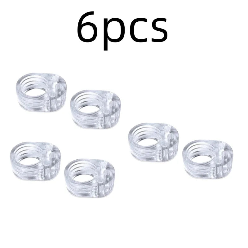 4Pcs Door Stopper Transparen Silicone