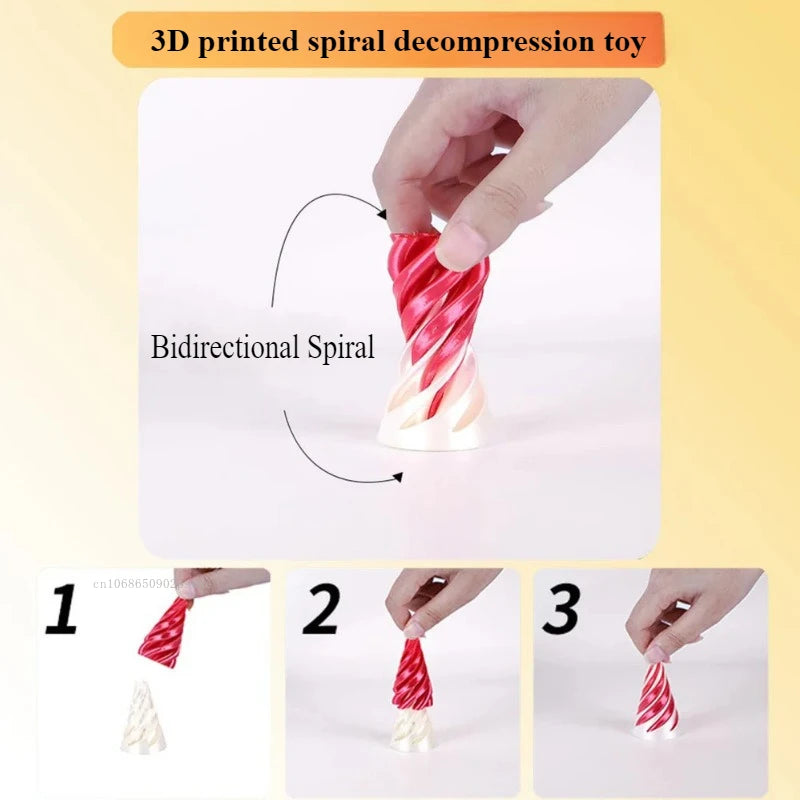 3D Printing Decompression Spinning Toy