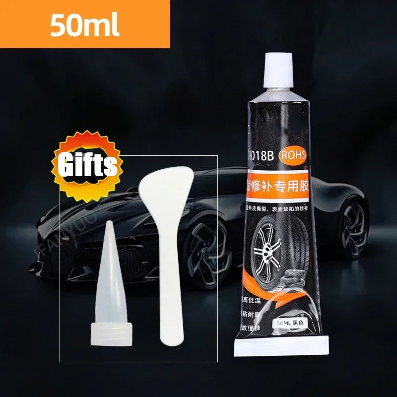 Tyre Repair Liquid  Black Strong Rubber Glues