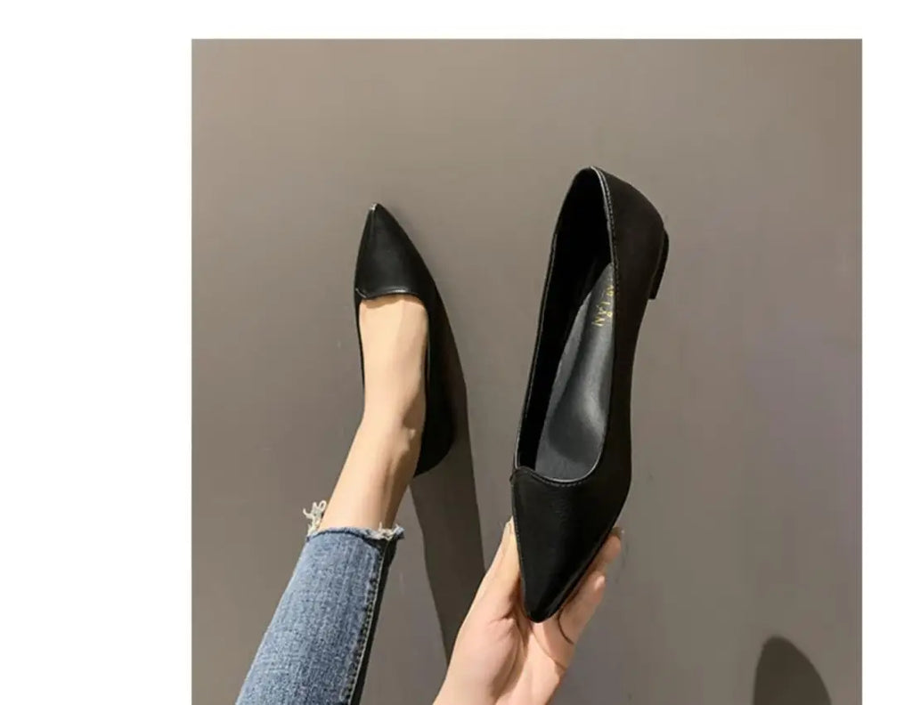 Women Fashion Pointed Toe Slip on Shoes