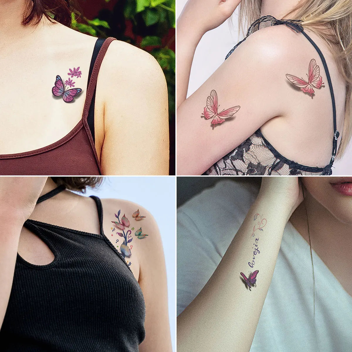 Butterfly Temporary Tattoo Stickers