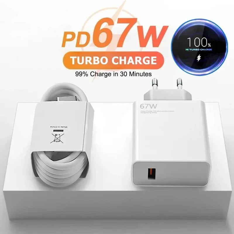 67W Fast USB Charger