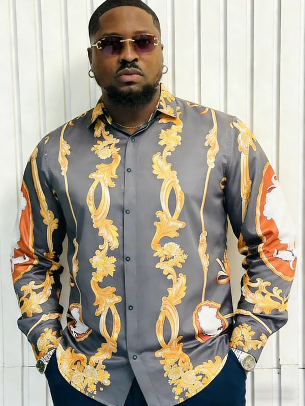 2026 Men's Fashion Casual Long Sleeve Shirt HD Color