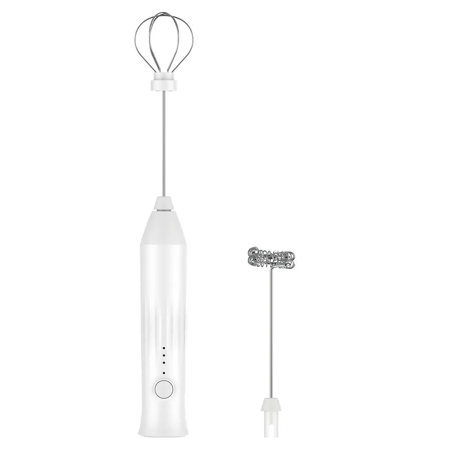 MINI Milk Frother USB Rechargeable 3 Speeds Foam Maker Coffee Whisk Mixer