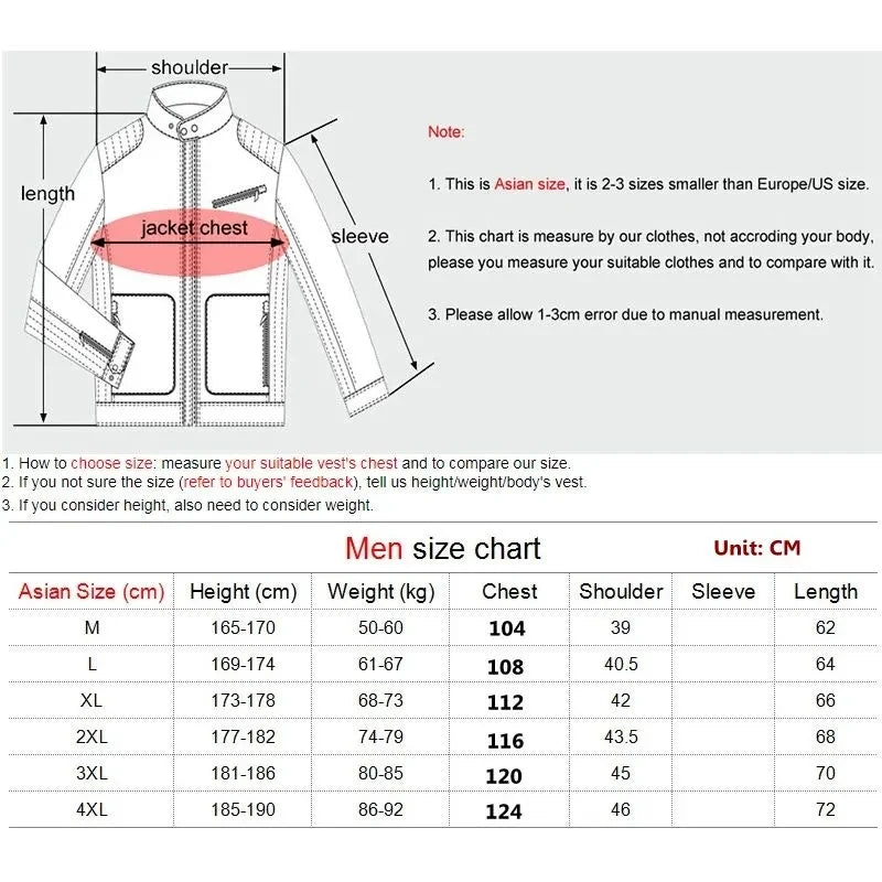 Men Vest Windproof Men Jacket